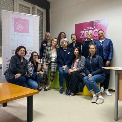 La Presidente Nazionale in Visita Presso La Stanza Zero Del Telefono Rosa Bronte