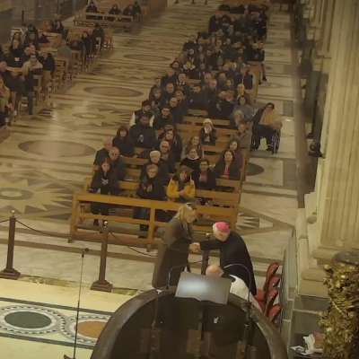 Ospiti Di Mons. Luigi Renna in Occasione Della Catechesi Di Sant Agata